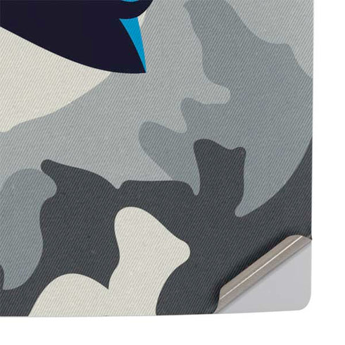 NFL Carolina Panthers Camo PS5 Pro Console Skin